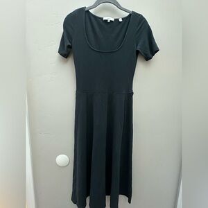 Vince Black Midi Dress